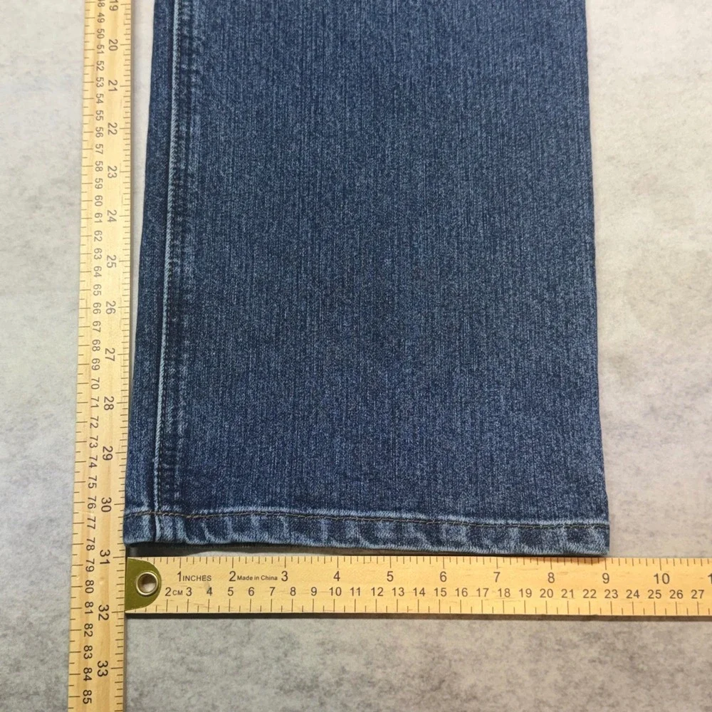 Ariat Rebar M3 Loose Straight Mens 34x32 Blue DuraStretch Stackable Work Jeans